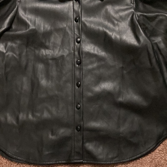 NWOT Zara foux leather jacket - Picture 6 of 7